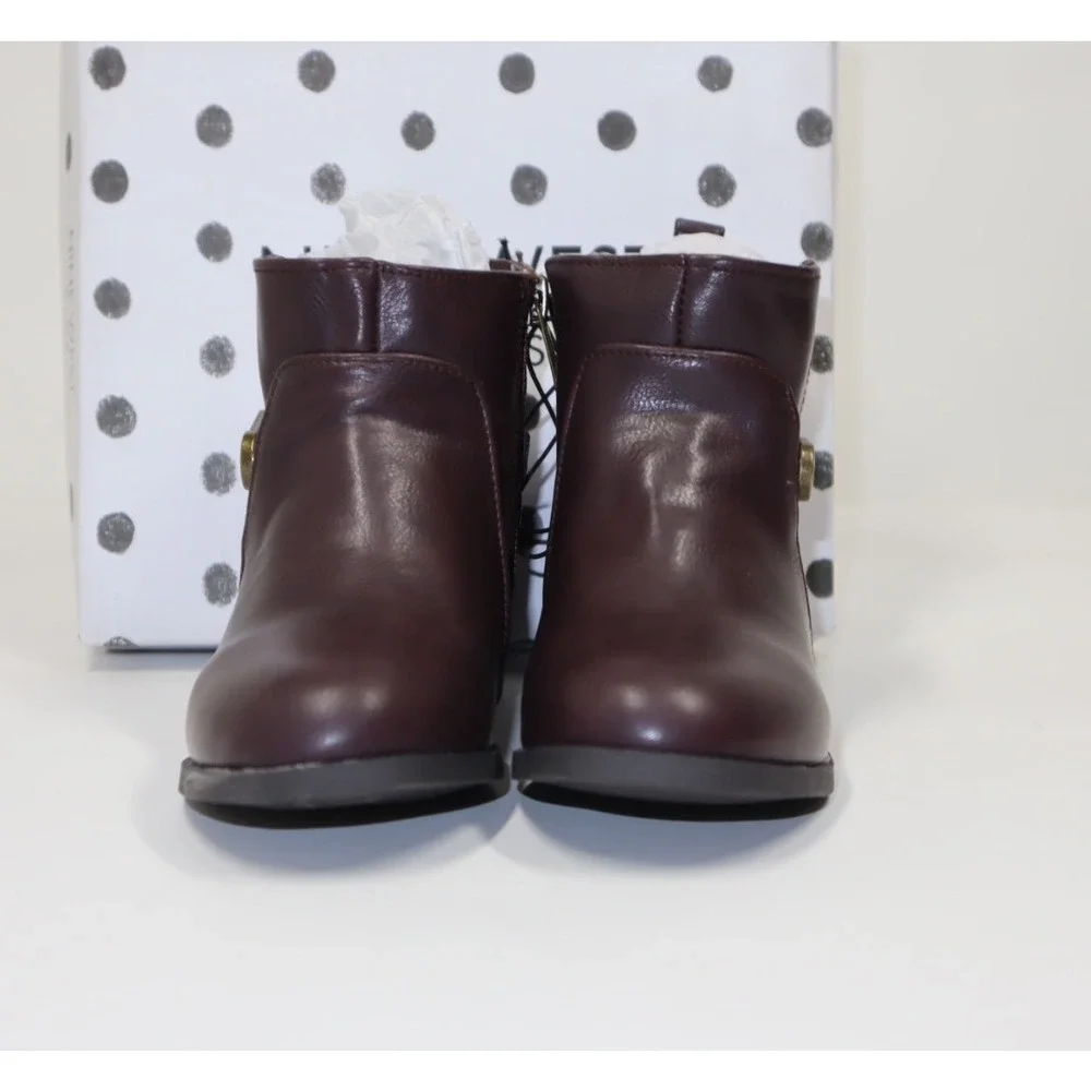 Nine West Toddler Girls Lil‎ Amara Bootie - Brown - Size 8M